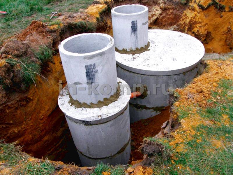 Септик из бетонных колец надежное решение для очистки сточных вод